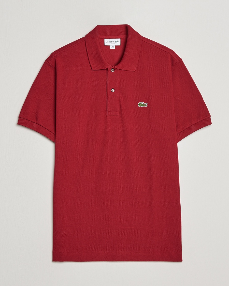 Lacoste Original Polo Piké Bordeaux – Rot