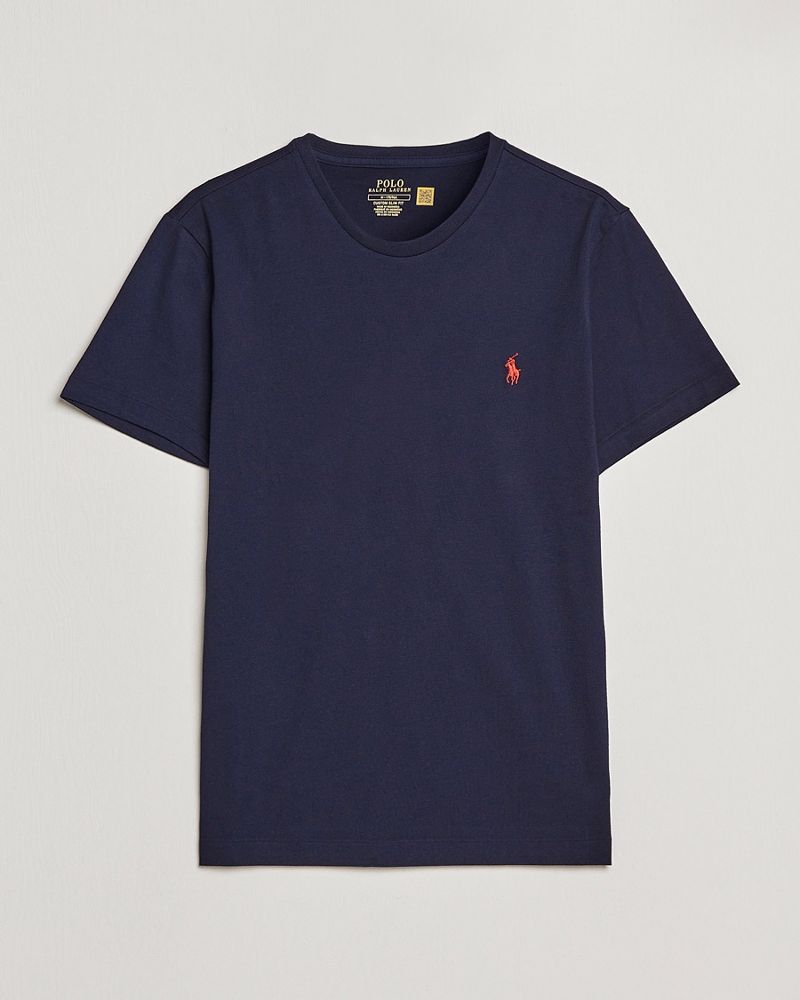 Polo Ralph Lauren Custom Slim Fit Tee Ink – Blau