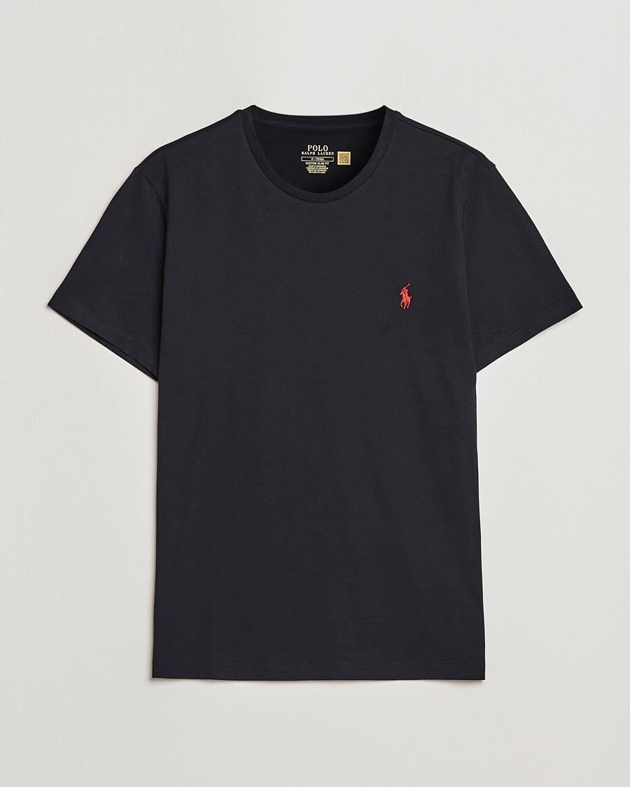 Polo Ralph Lauren Custom Slim Fit Tee RL Black – Schwarz