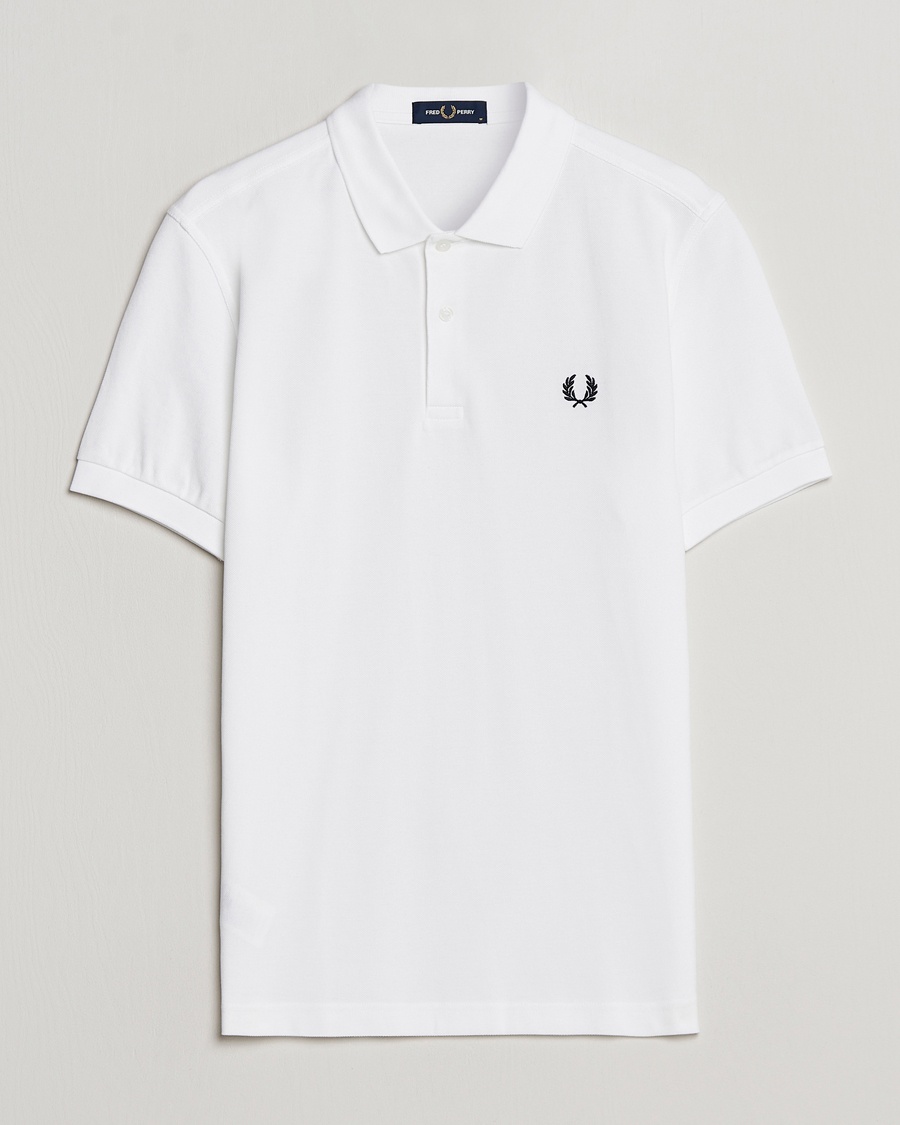 Fred Perry Plain Polo White – Weiß