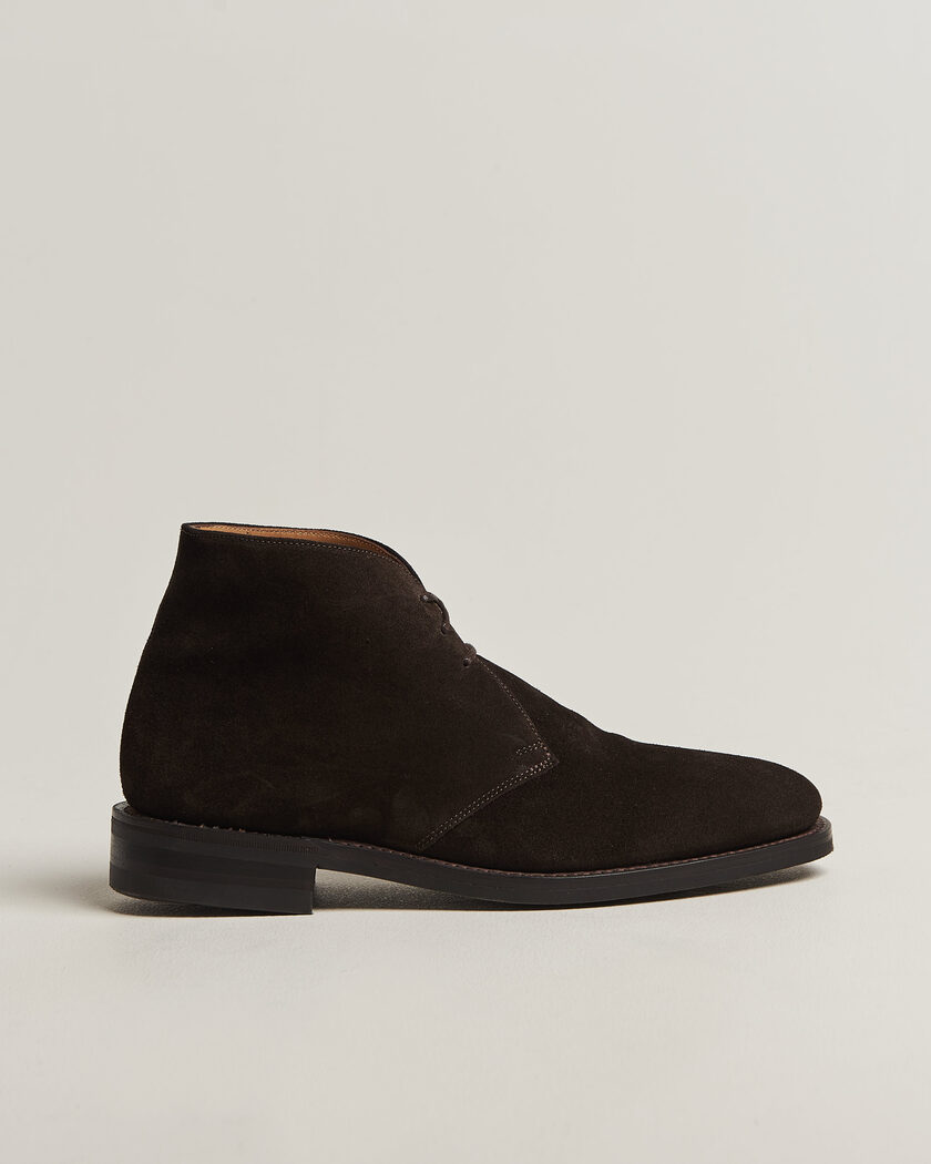 Loake 1880 Pimlico Chukka Boot Dark Brown Suede – Braun