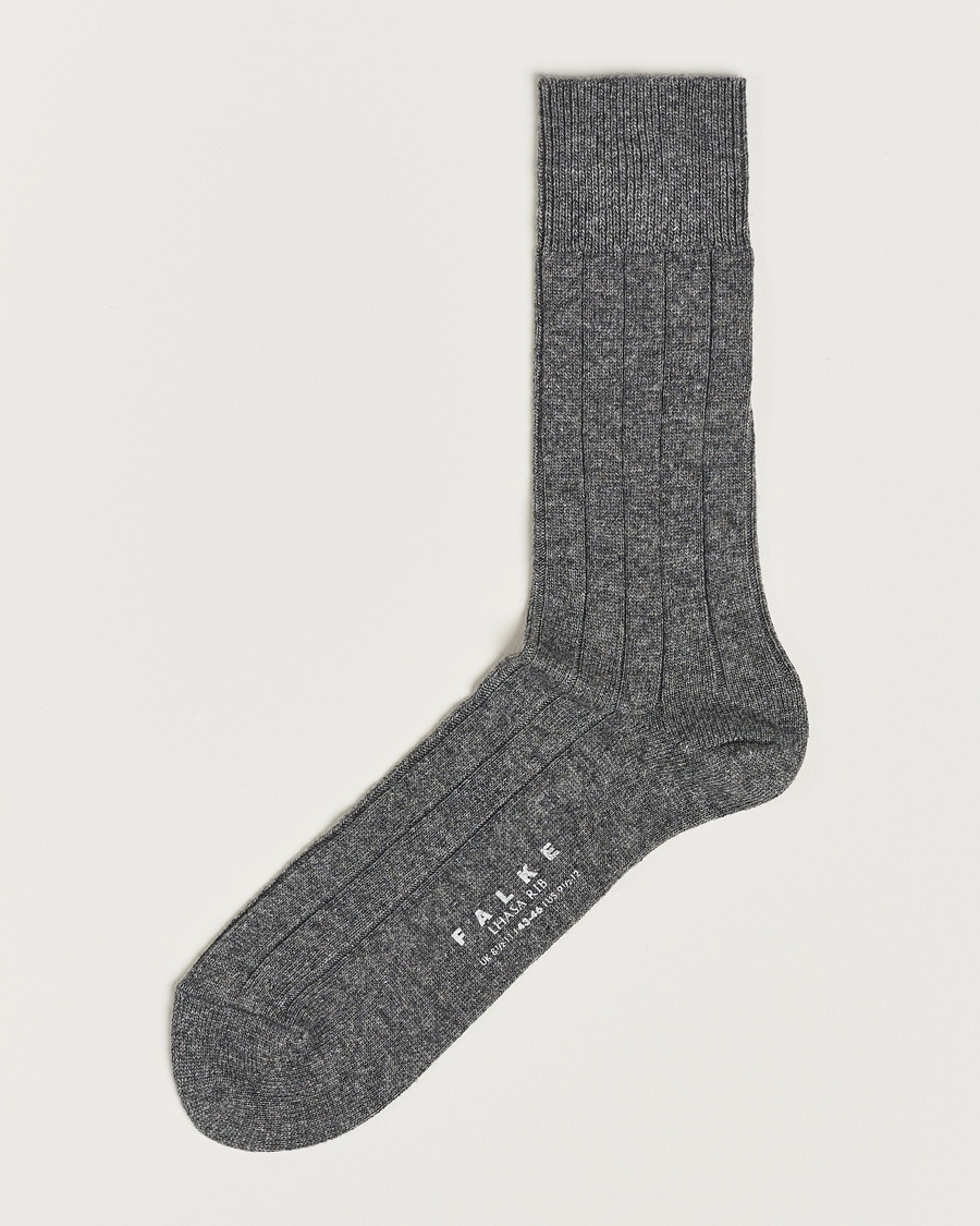 Falke Lhasa Cashmere Socks Light Grey – Grau