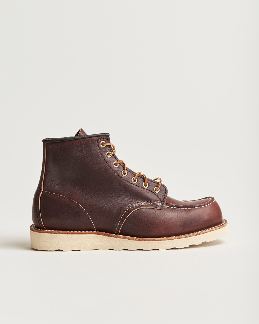 Red Wing Shoes Moc Toe Boot Briar Oil Slick Leather – Braun