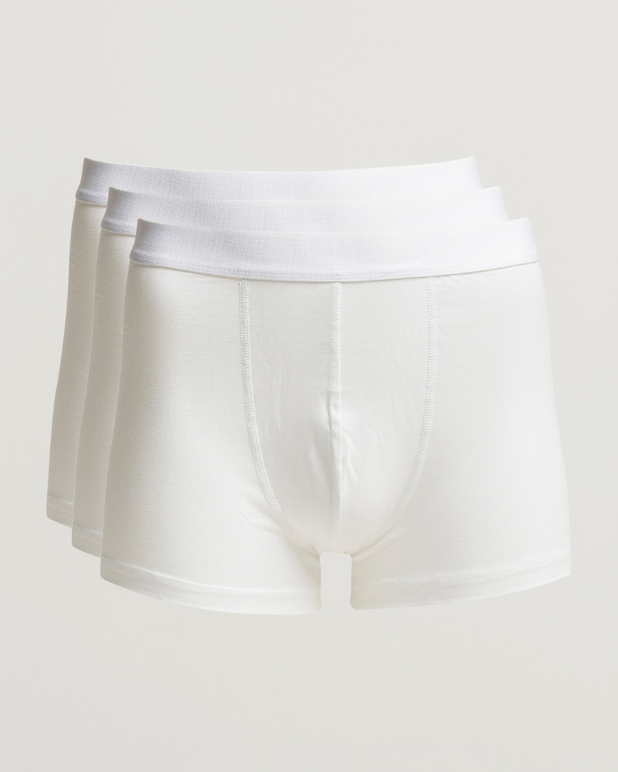 Bread & Boxers 3-Pack Boxer Brief White – Weiß