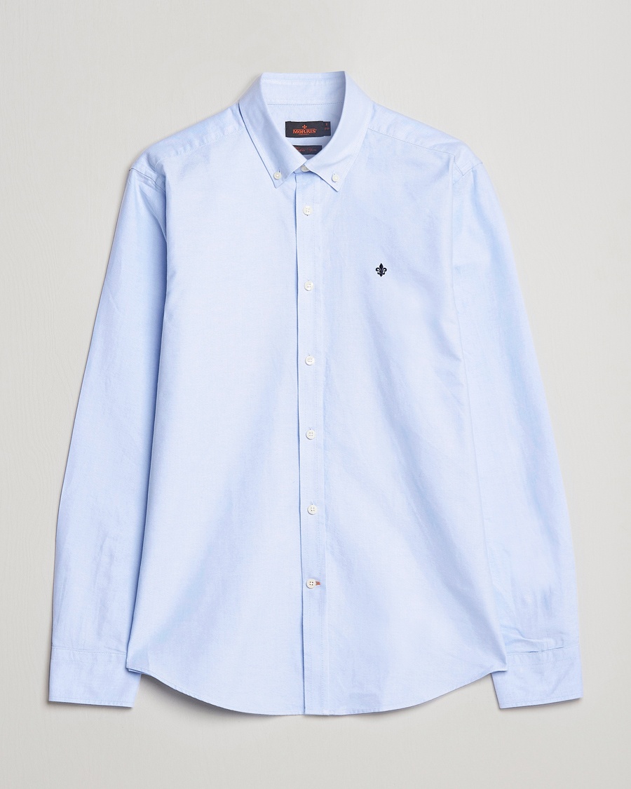 Morris Douglas Oxford Shirt Light Blue – Blau