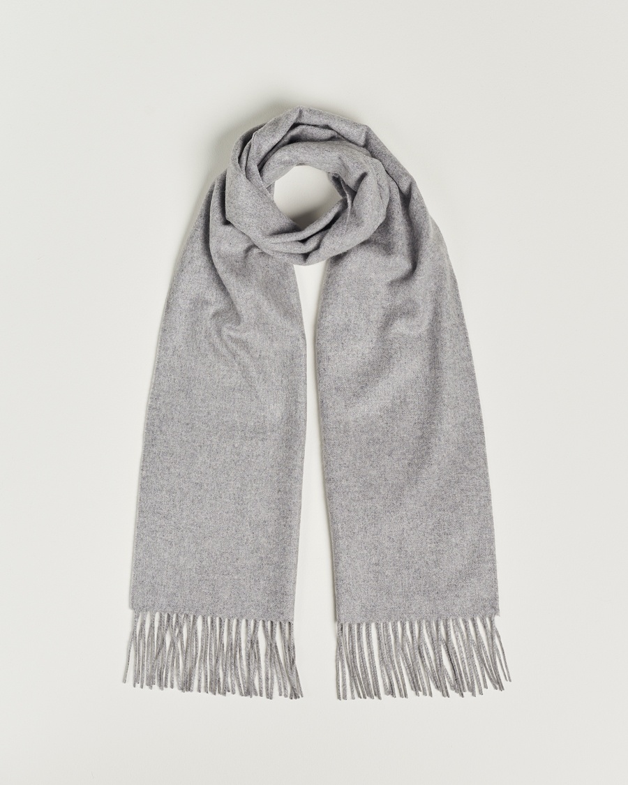 Piacenza Cashmere Cashmere Scarf Light Grey – Grau