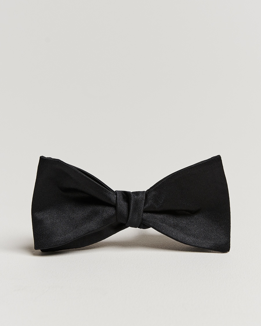Amanda Christensen Self Tie Silk Ceremony Black – Schwarz