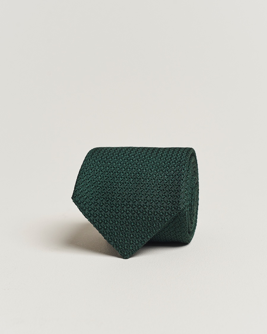 Amanda Christensen Silk Grenadine 8 cm Tie Green – Grün