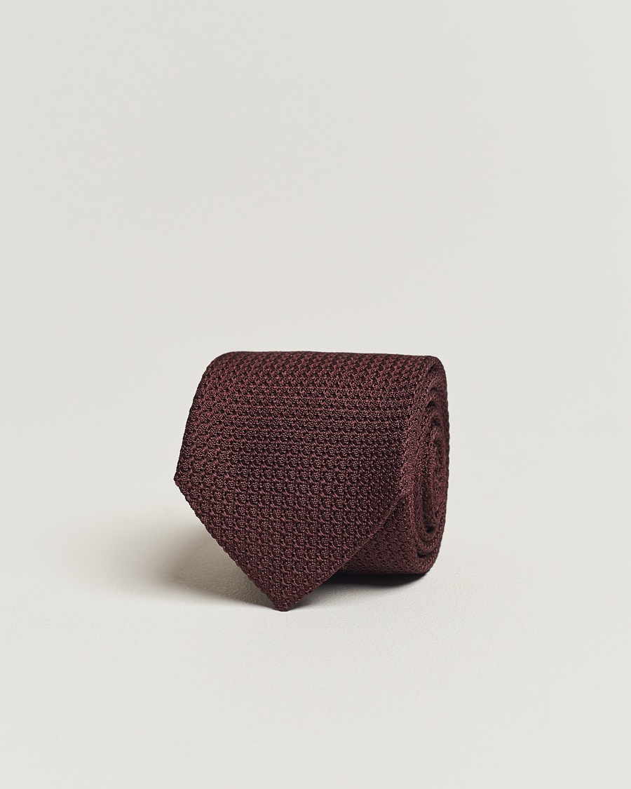 Amanda Christensen Silk Grenadine 8 cm Tie Wine – Rot