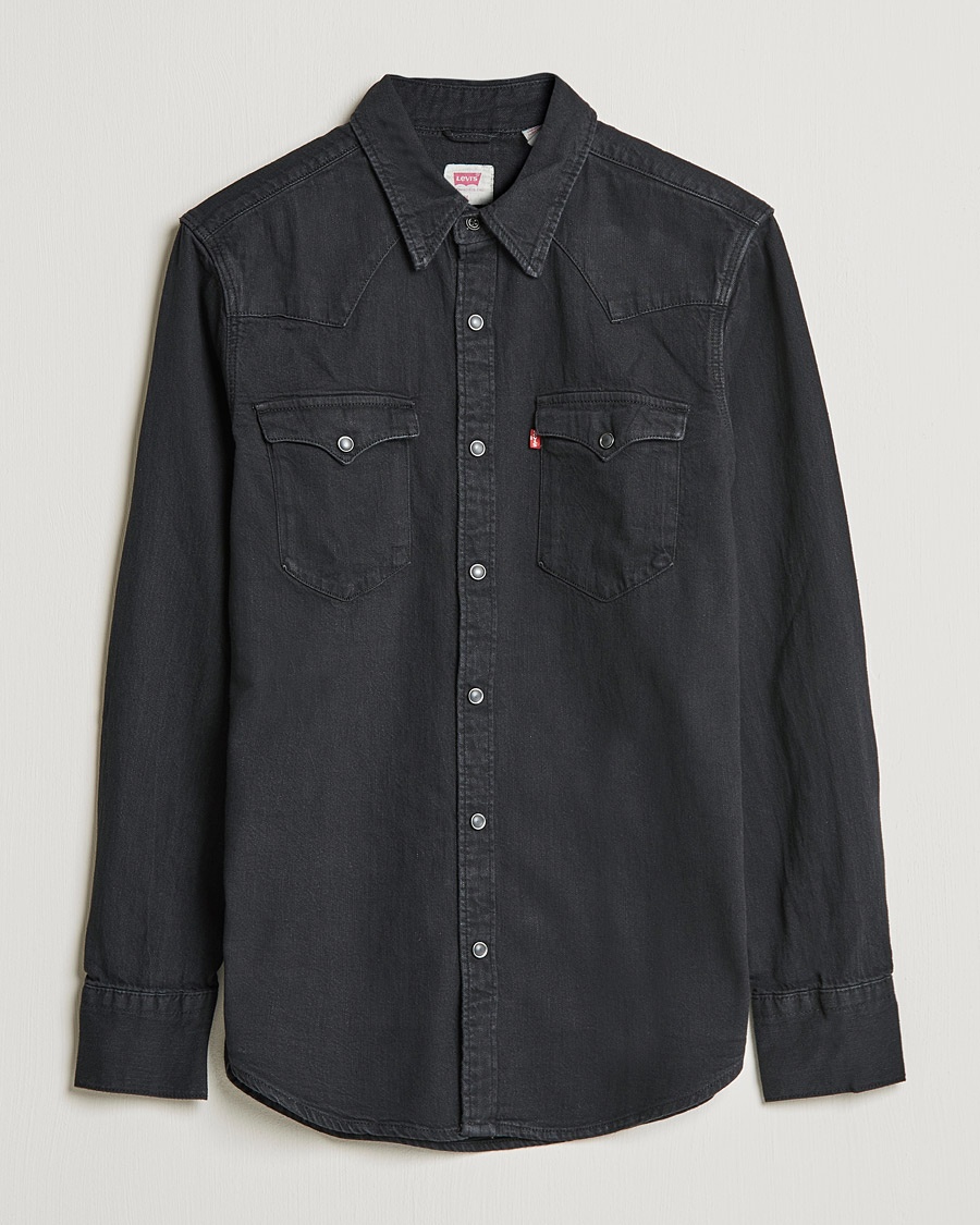 Levi's Barstow Western Standard Shirt Marble Black – Schwarz