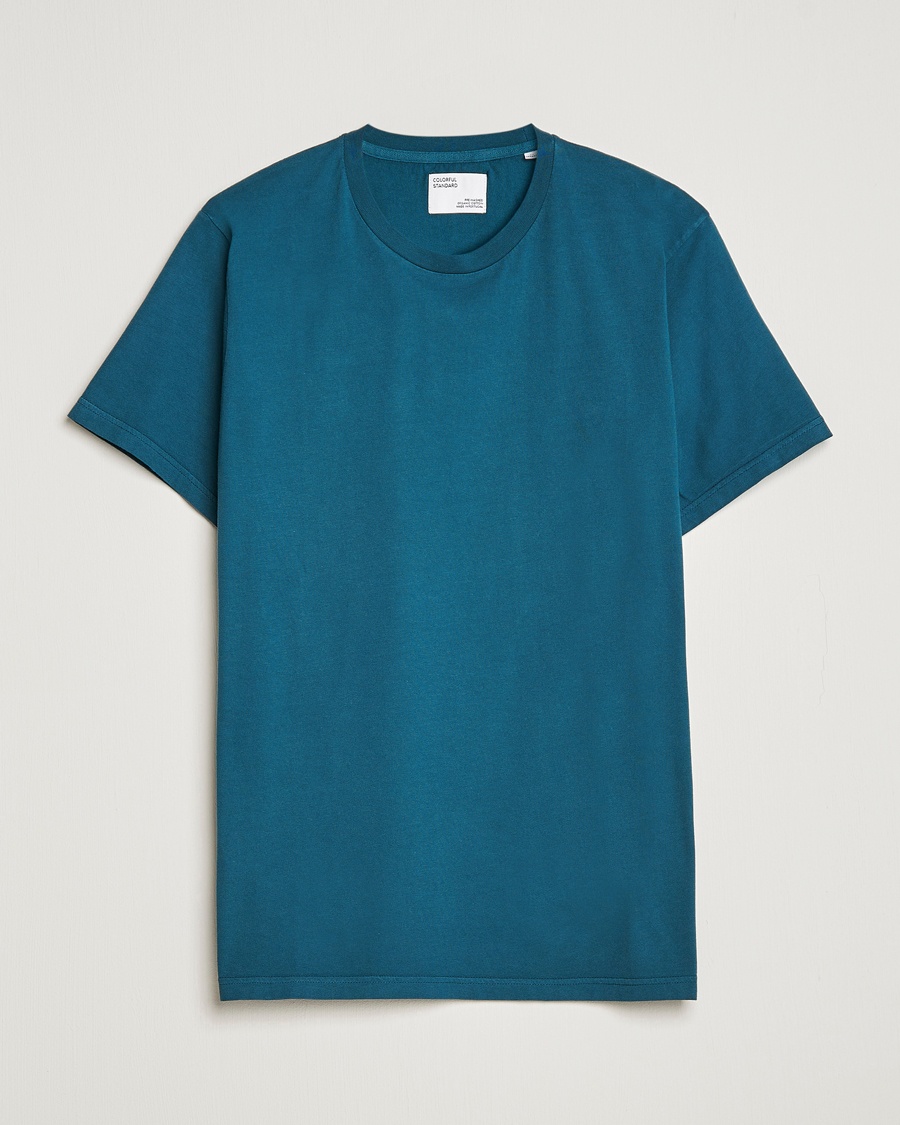 Colorful Standard Classic Organic T-Shirt Ocean Green – Blau