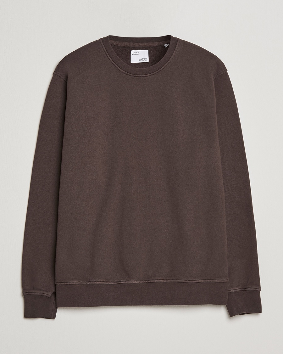Colorful Standard Classic Organic Crew Neck Sweat Coffee Brown – Braun