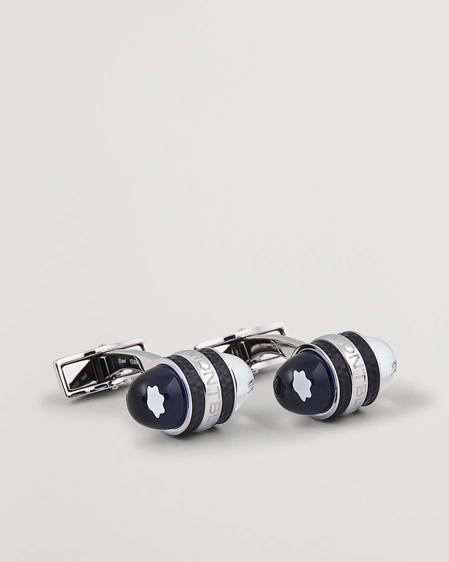 Montblanc Steel Lacquer SAW Cufflinks – Blau