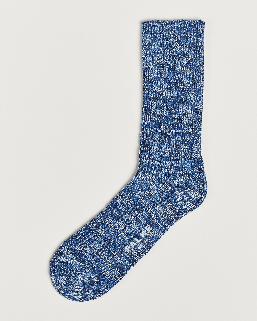 Falke Brooklyn Cotton Sock Blue – Blau