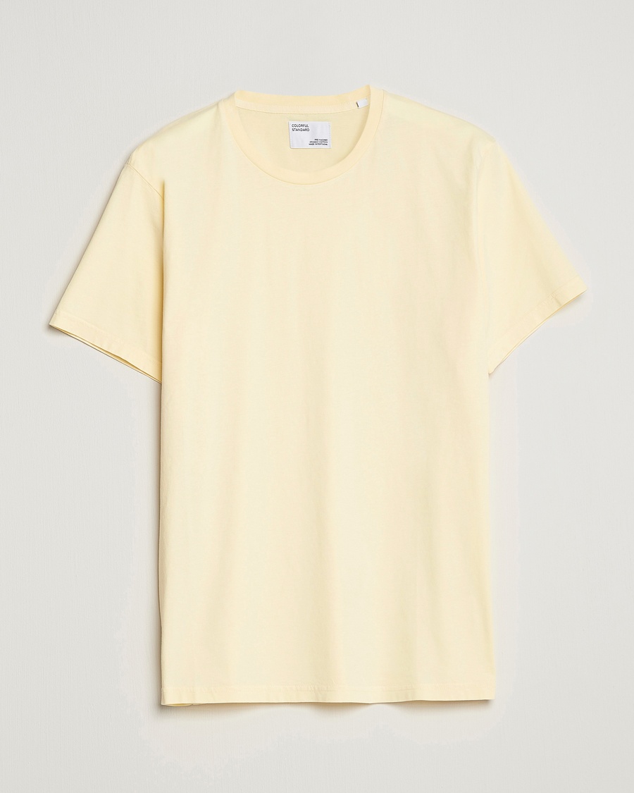 Colorful Standard Classic Organic T-Shirt Soft Yellow – Gelb