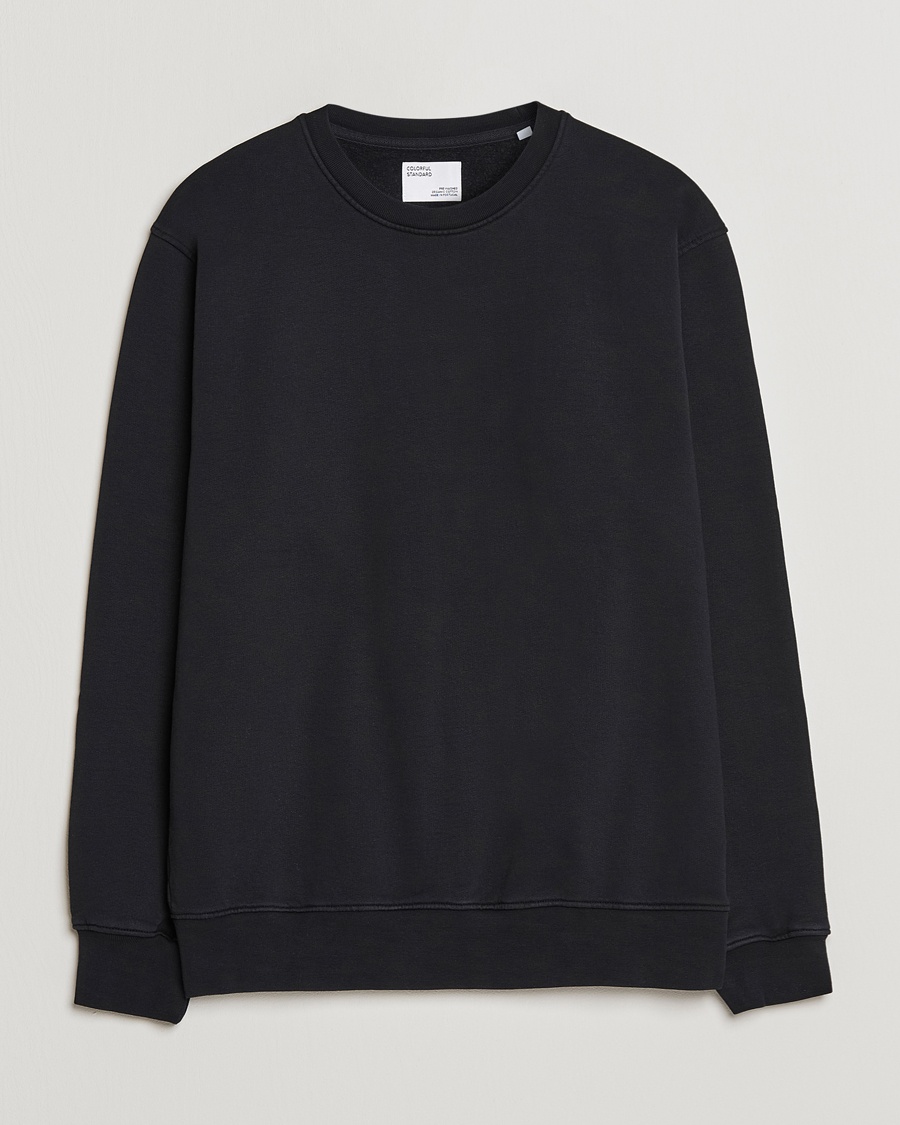 Colorful Standard Classic Organic Crew Neck Sweat Deep Black – Schwarz