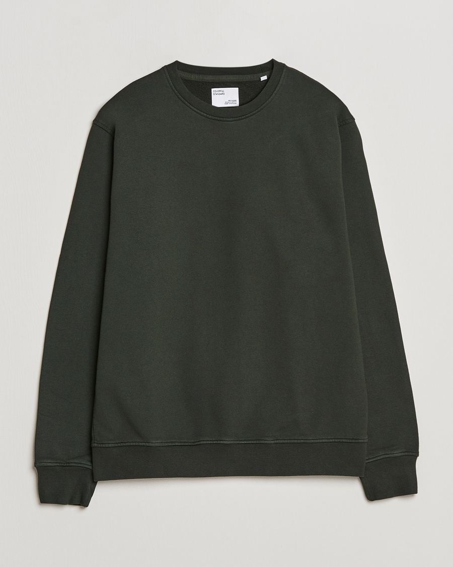 Colorful Standard Classic Organic Crew Neck Sweat Hunter Green – Grün