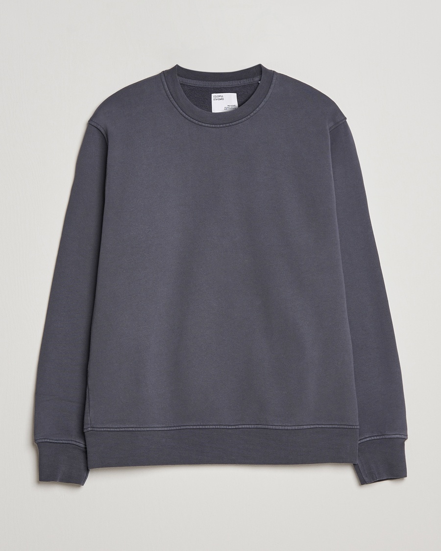 Colorful Standard Classic Organic Crew Neck Sweat Lava Grey – Grau