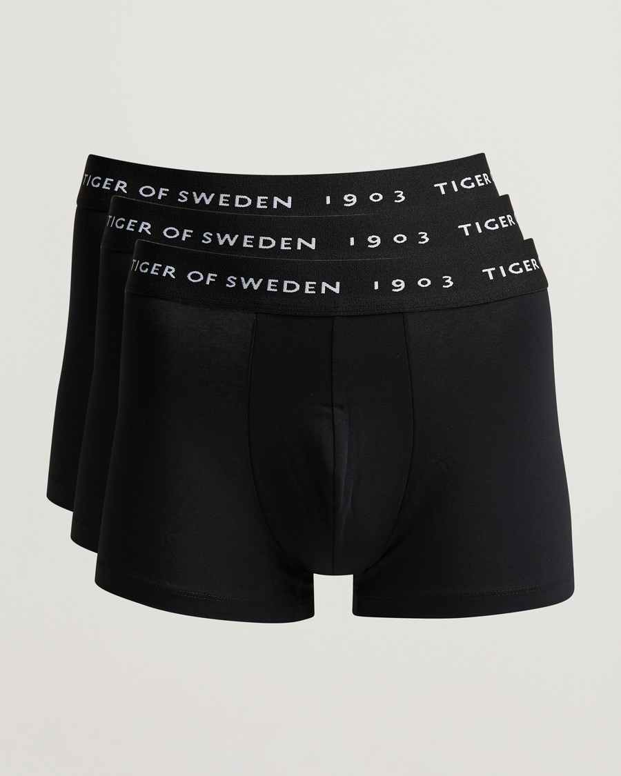 Tiger of Sweden Hermod Cotton 3-Pack Boxer Brief Black – Schwarz