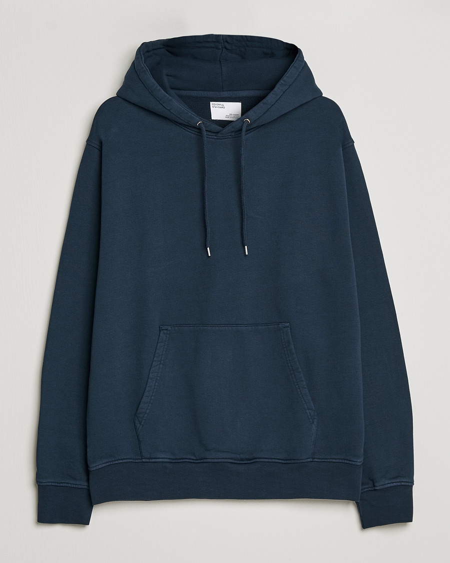 Colorful Standard Classic Organic Hood Navy Blue – Blau
