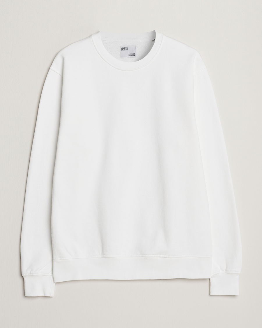 Colorful Standard Classic Organic Crew Neck Sweat Optical White – Weiß