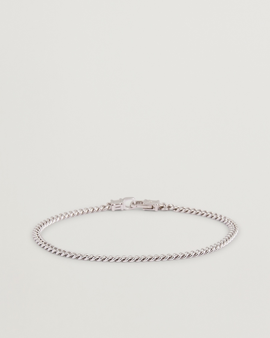 Tom Wood Curb Bracelet M Silver – Silber