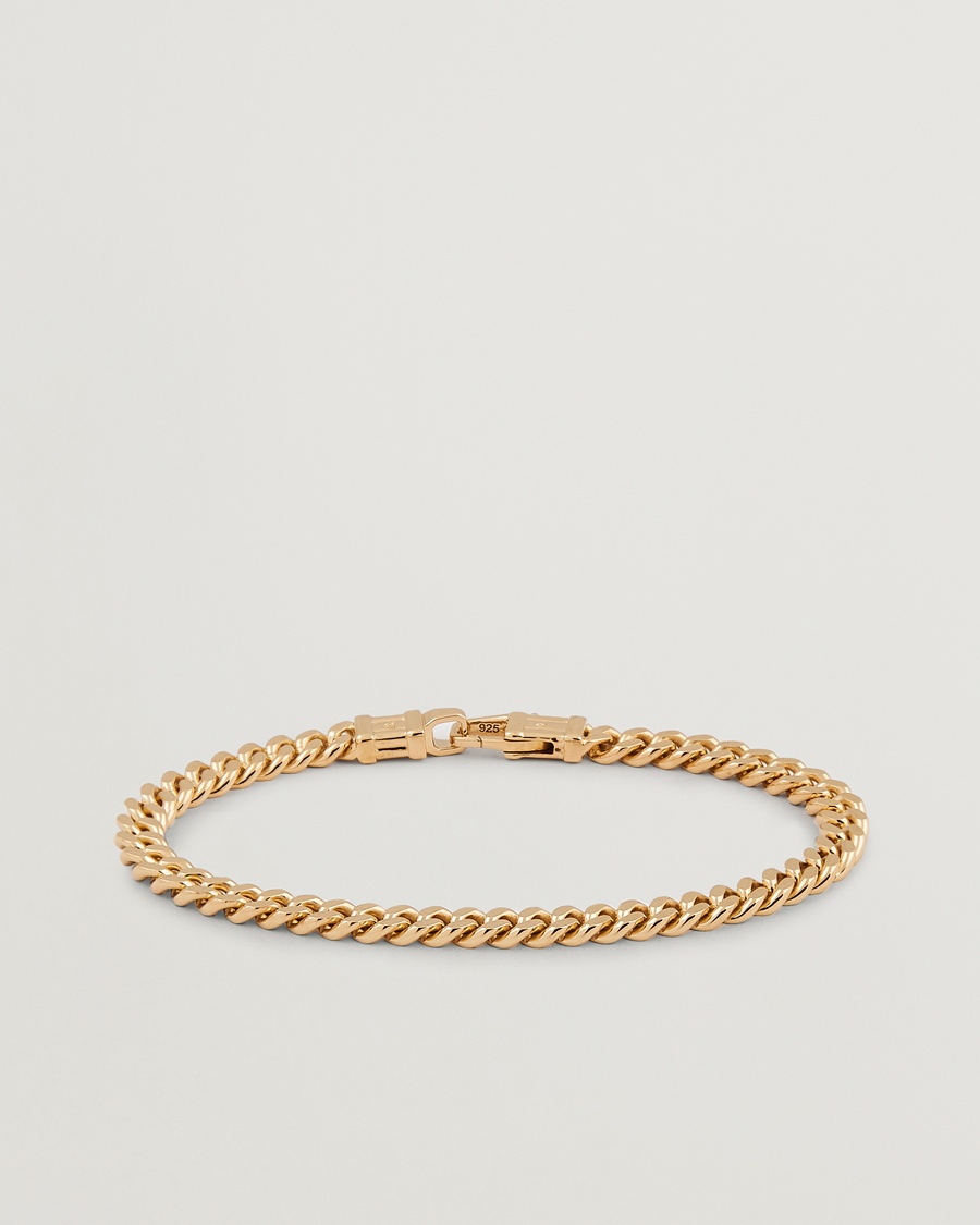Tom Wood Curb Bracelet L Gold – Gold