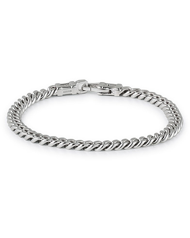  Curb Bracelet L Silver
