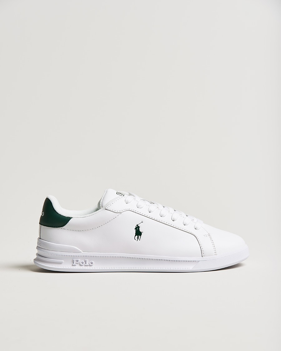 Polo Ralph Lauren Heritage Court Sneakers White/College Green – Weiß