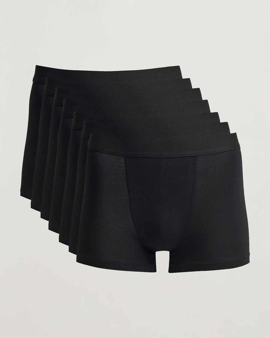 Bread & Boxers 7-Pack Boxer Brief Black – Schwarz