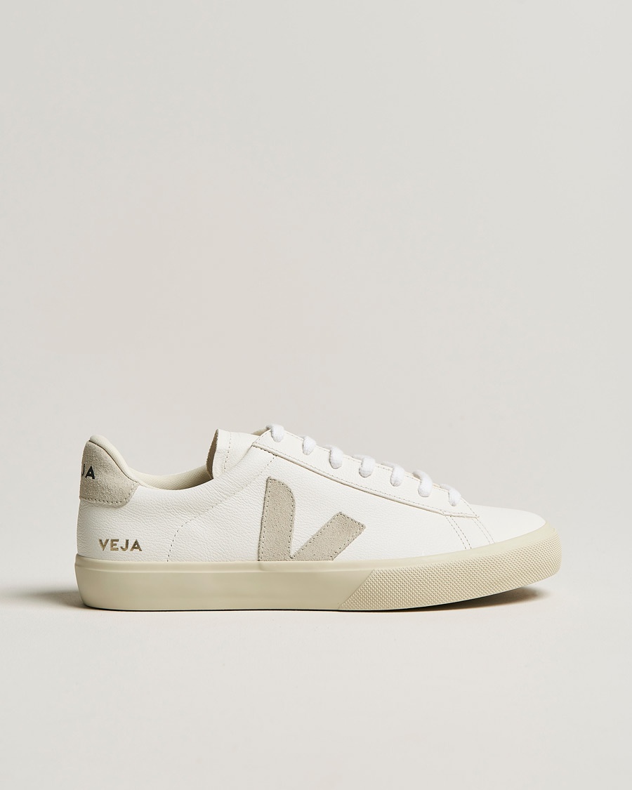 Veja Campo Sneaker Extra White/Natural Suede – Weiß