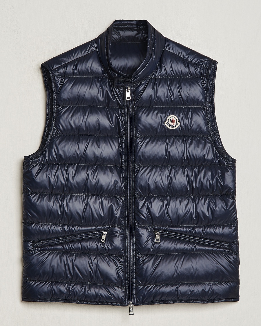 Moncler Gui Vest Navy – Blau