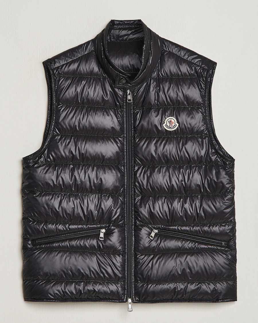 Moncler Gui Down Vest Black – Schwarz