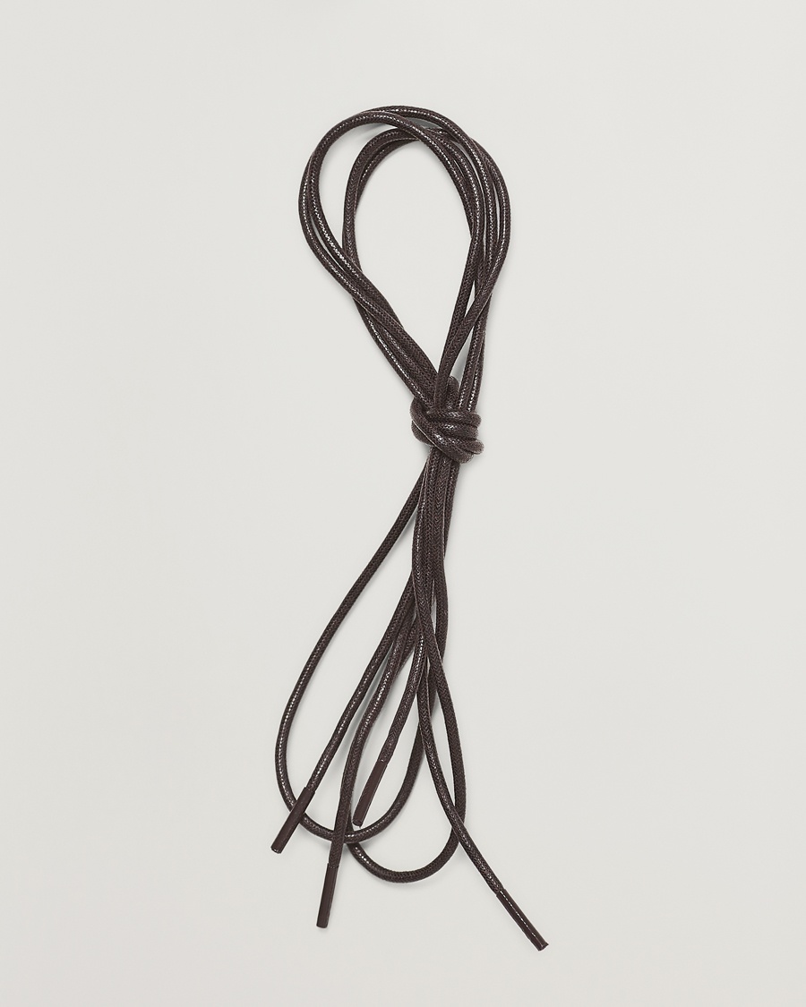Saphir Medaille d'Or Shoe Laces Thin Waxed 75cm Dark Brown – Braun