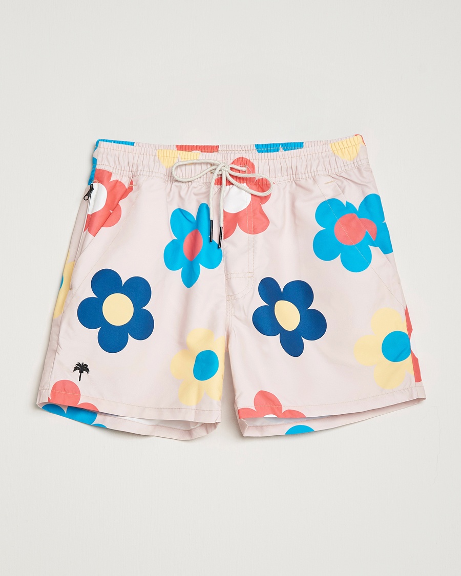 OAS Printed Swimshorts Daisy – Blau