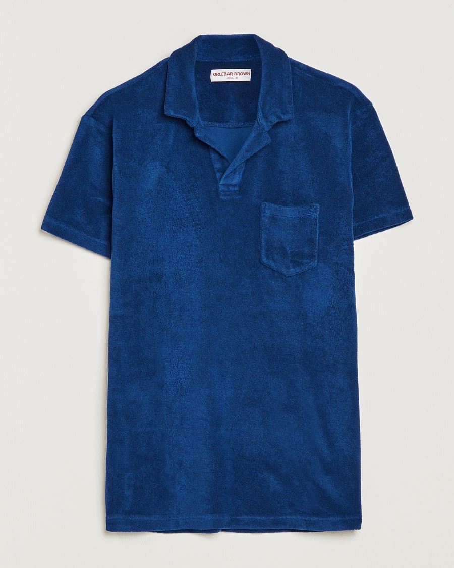 Orlebar Brown Terry Polo Blue Wash – Blau