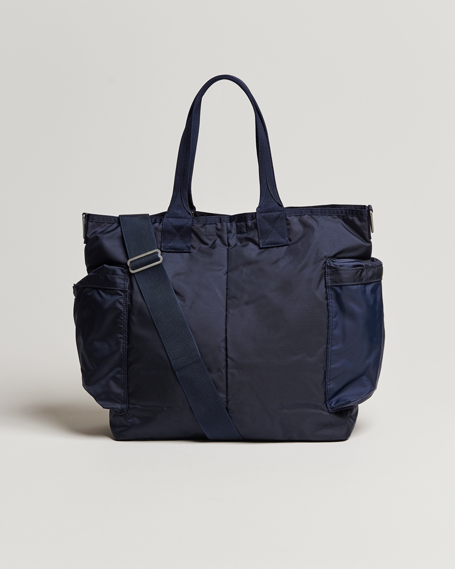 Porter-Yoshida & Co. Force 2Way Tote Bag Navy Blue – Blau
