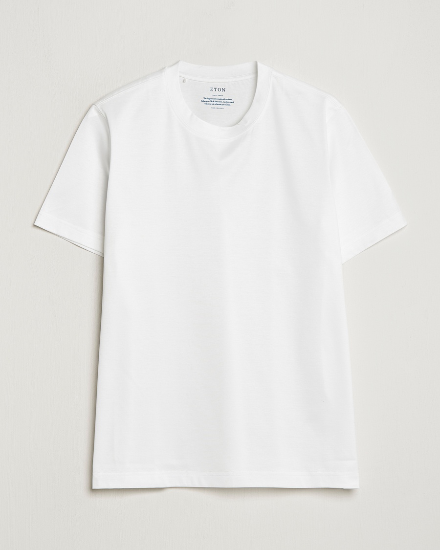 Eton Filo Di Scozia Cotton T-Shirt White – Weiß