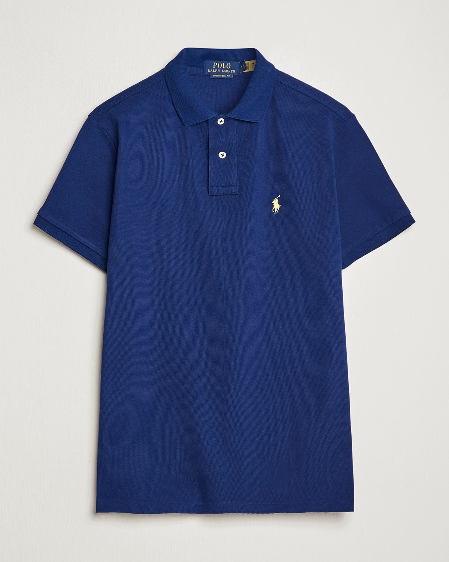 Polo Ralph Lauren Custom Slim Fit Polo Fall Royal – Blau