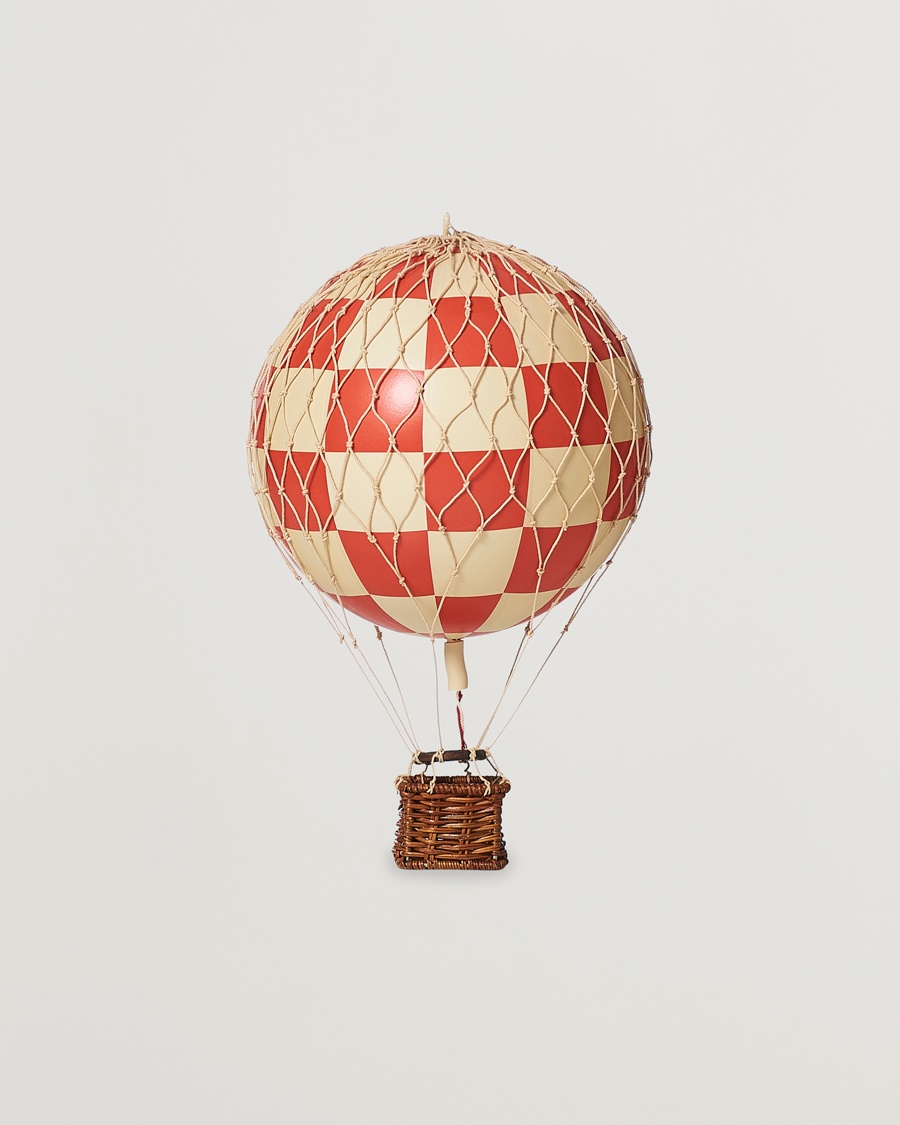 Authentic Models Travels Light Balloon Check Red – Rot