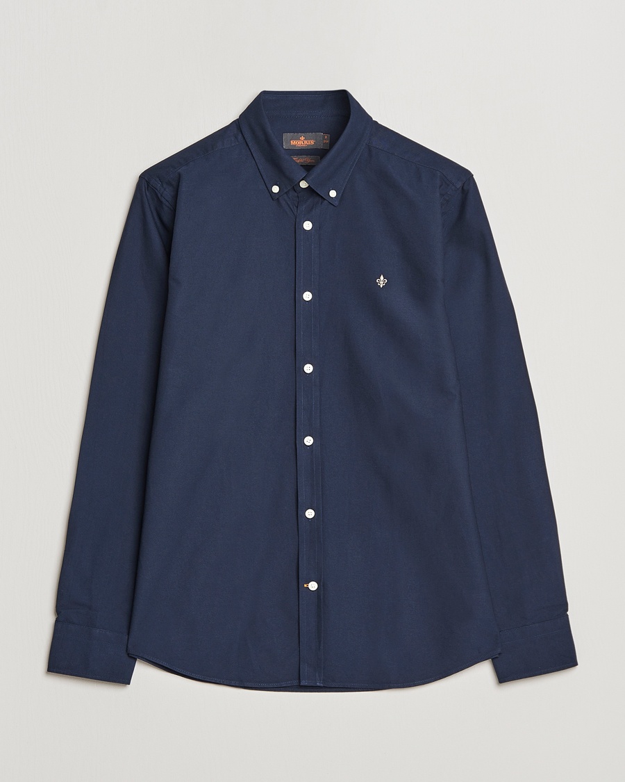 Morris Douglas Oxford Shirt Navy – Blau