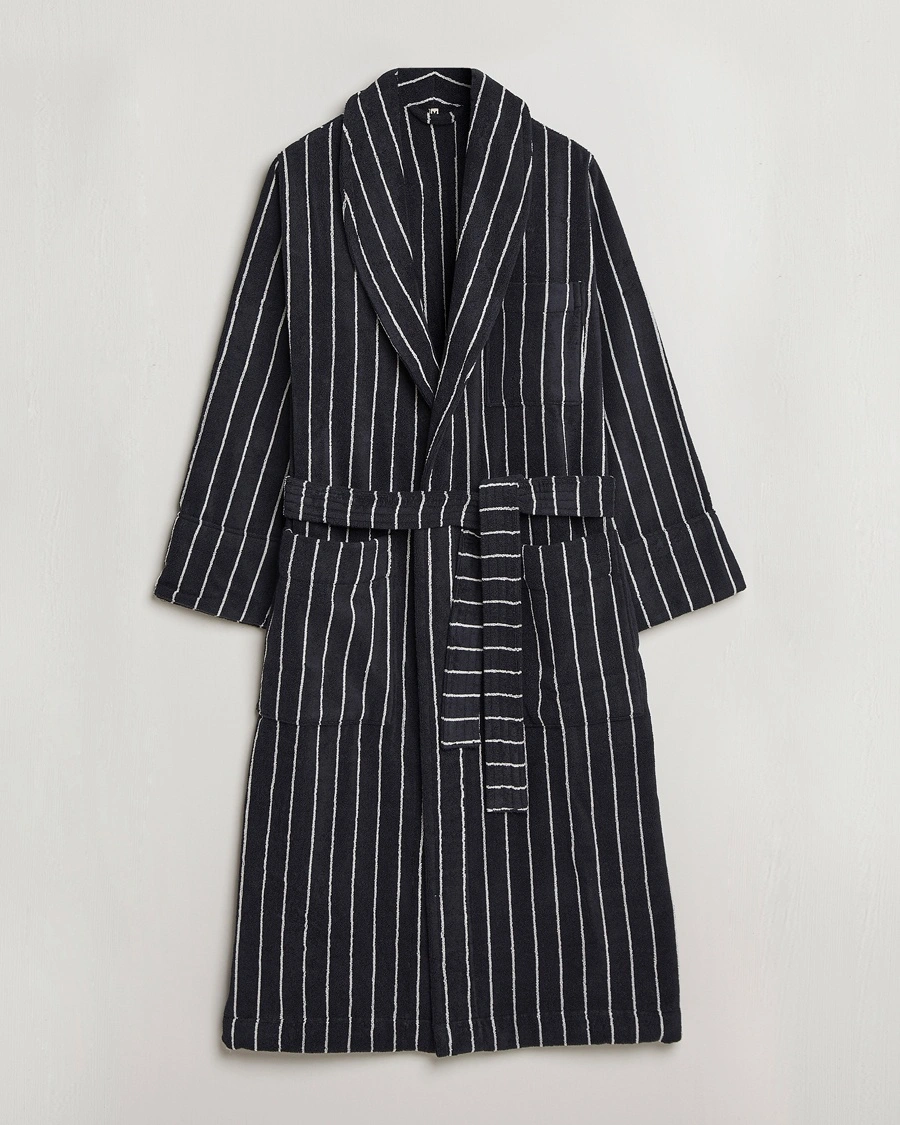 Tekla Organic Terry Classic Bathrobe Antwerp – Blau