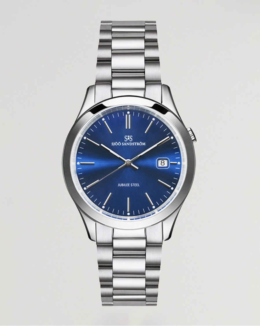 Sjöö Sandström Jubilee Steel Quartz 40mm Blue/Steel – Blau
