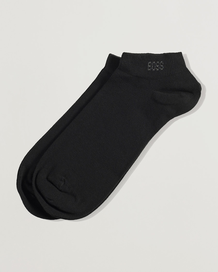 BOSS BLACK 2-Pack Sneaker Socks Black – Schwarz