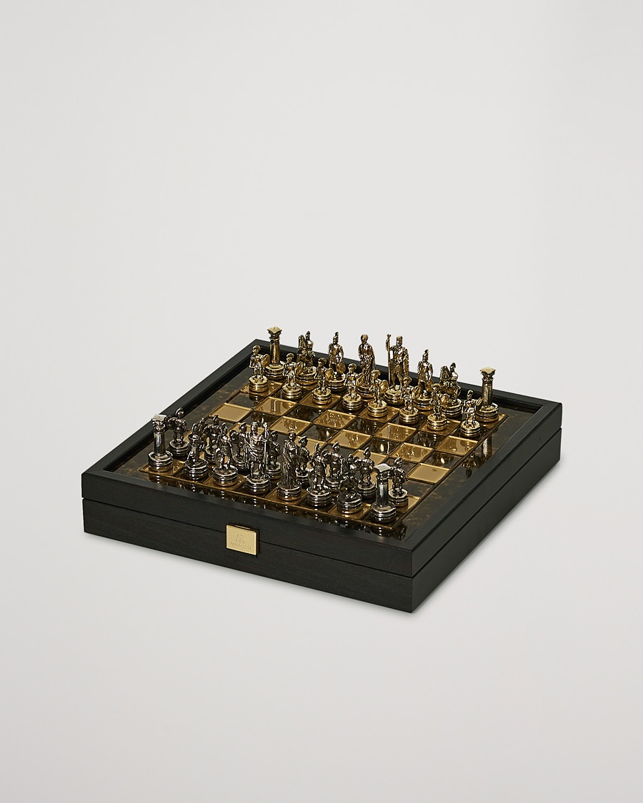 Manopoulos Greek Roman Period Chess Set Brown – Braun