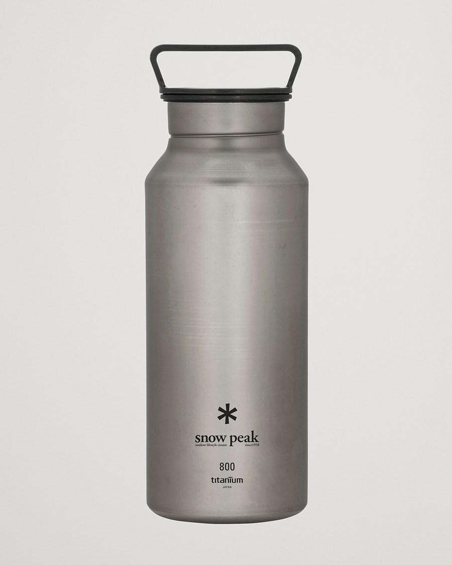 Snow Peak Aurora Bottle 800 Titanium – Silber
