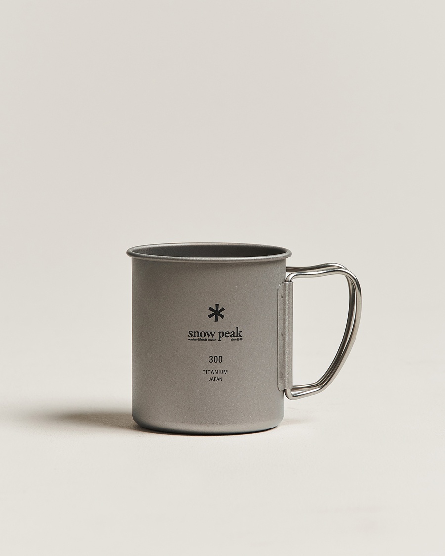 Snow Peak Single Wall Mug 300 Titanium – Silber