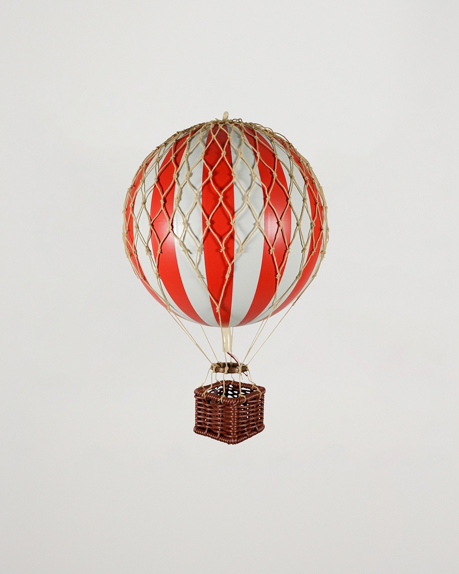 Authentic Models Travels Light Balloon Red/White – Rot
