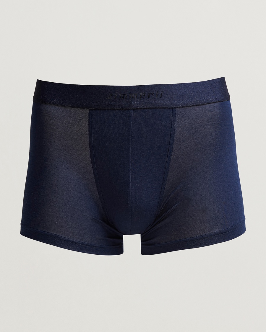 Zimmerli of Switzerland Micro Modal Boxer Briefs Navy – Blau