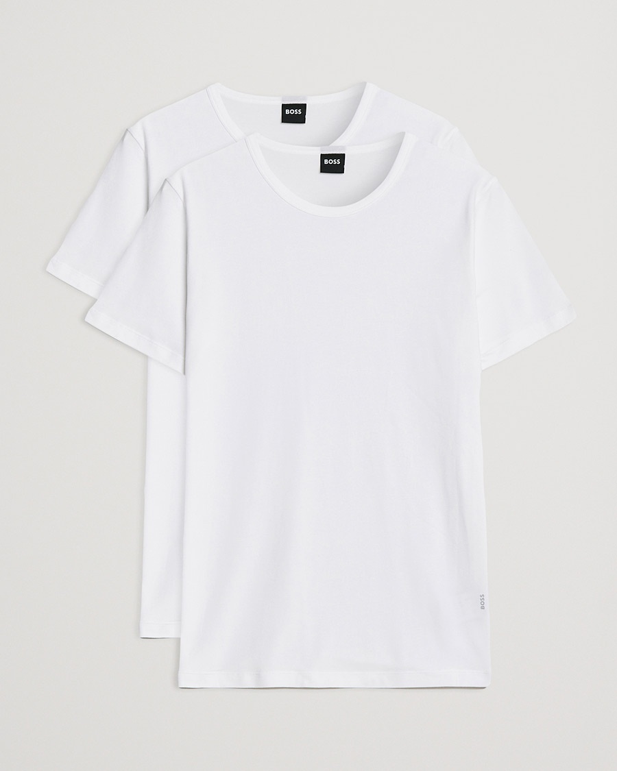 BOSS BLACK 2-Pack Crew Neck Slim Fit T-Shirt White – Weiß
